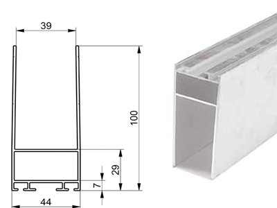 Top-/bodemprofiel verhoogd