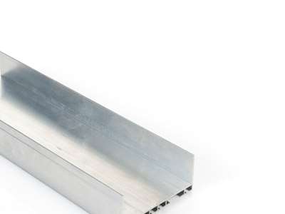 Top- en bodemprofiel voor 80 mm panelen