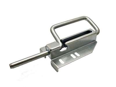 Schuifgrendel met brede basisplaat