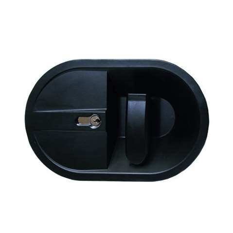 Cilinderslot inbouw zwart