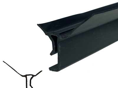 Condoor zijrubber L = 6000 mm